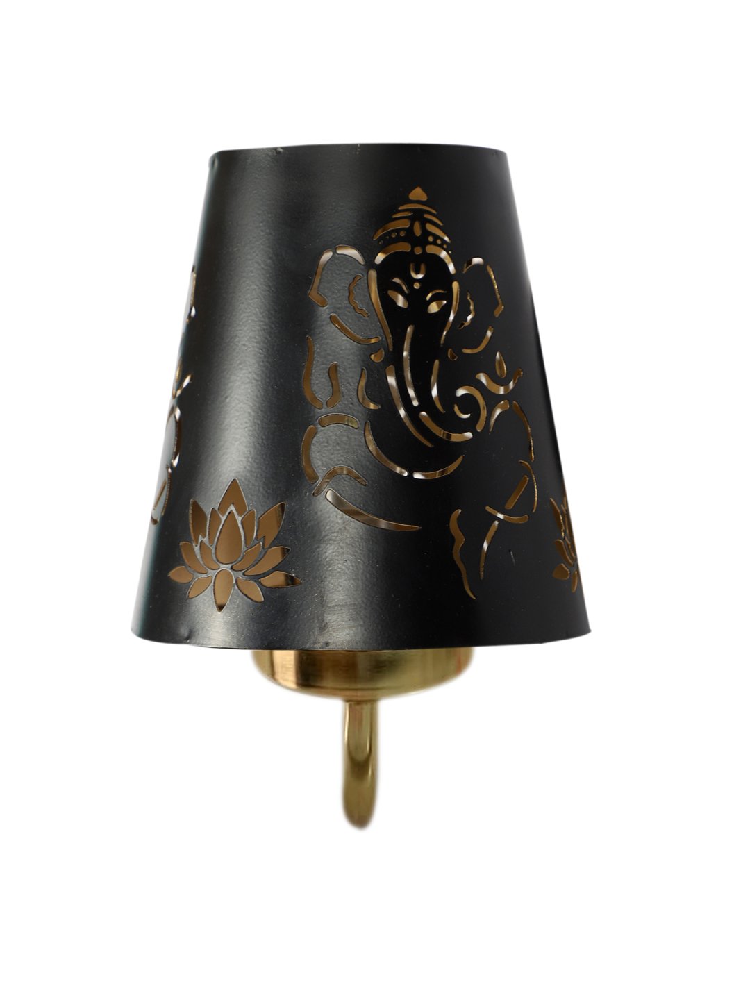 Ambika Home Ganesha JI wall shade with Gold Wall Mounted Lamp | Modern Decorative Wall Lamp for Living Room, Bedroom & Hallway - Image 3