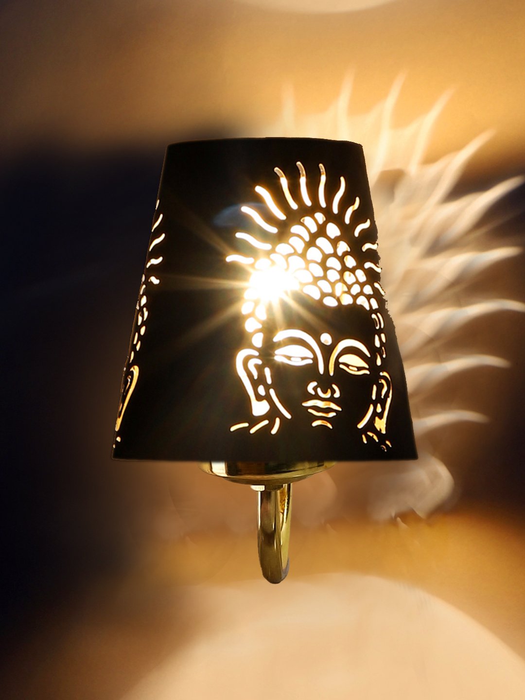 Ambika Home Buddha Ji wall shade with Gold Wall Mounted Lamp | Modern Decorative Wall Lamp for Living Room, Bedroom & Hallway - Image 6