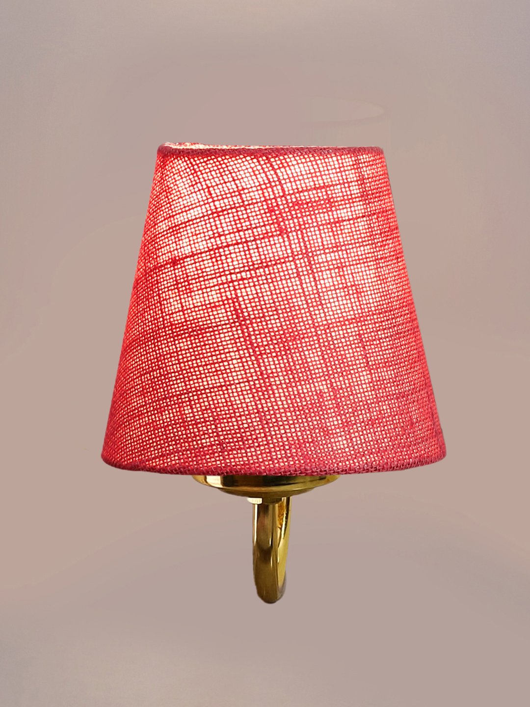 Ambika Home Pink Jute wall mounted Gold Lamp | Modern Decorative Wall Lamp for Living Room, Bedroom & Hallway - Image 7