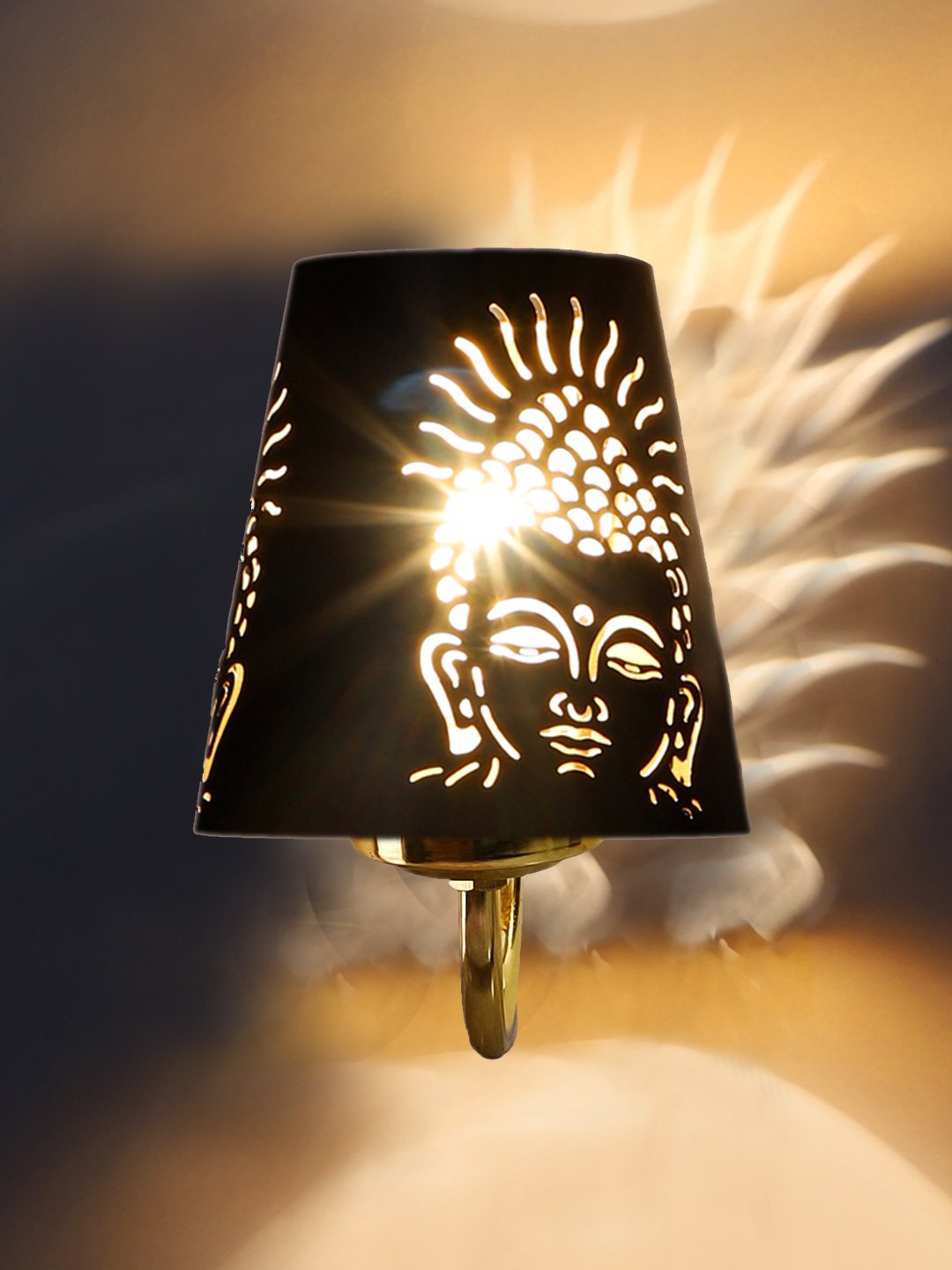 Ambika Home Buddha Ji wall shade with Gold Wall Mounted Lamp | Modern Decorative Wall Lamp for Living Room, Bedroom & Hallway - Image 7