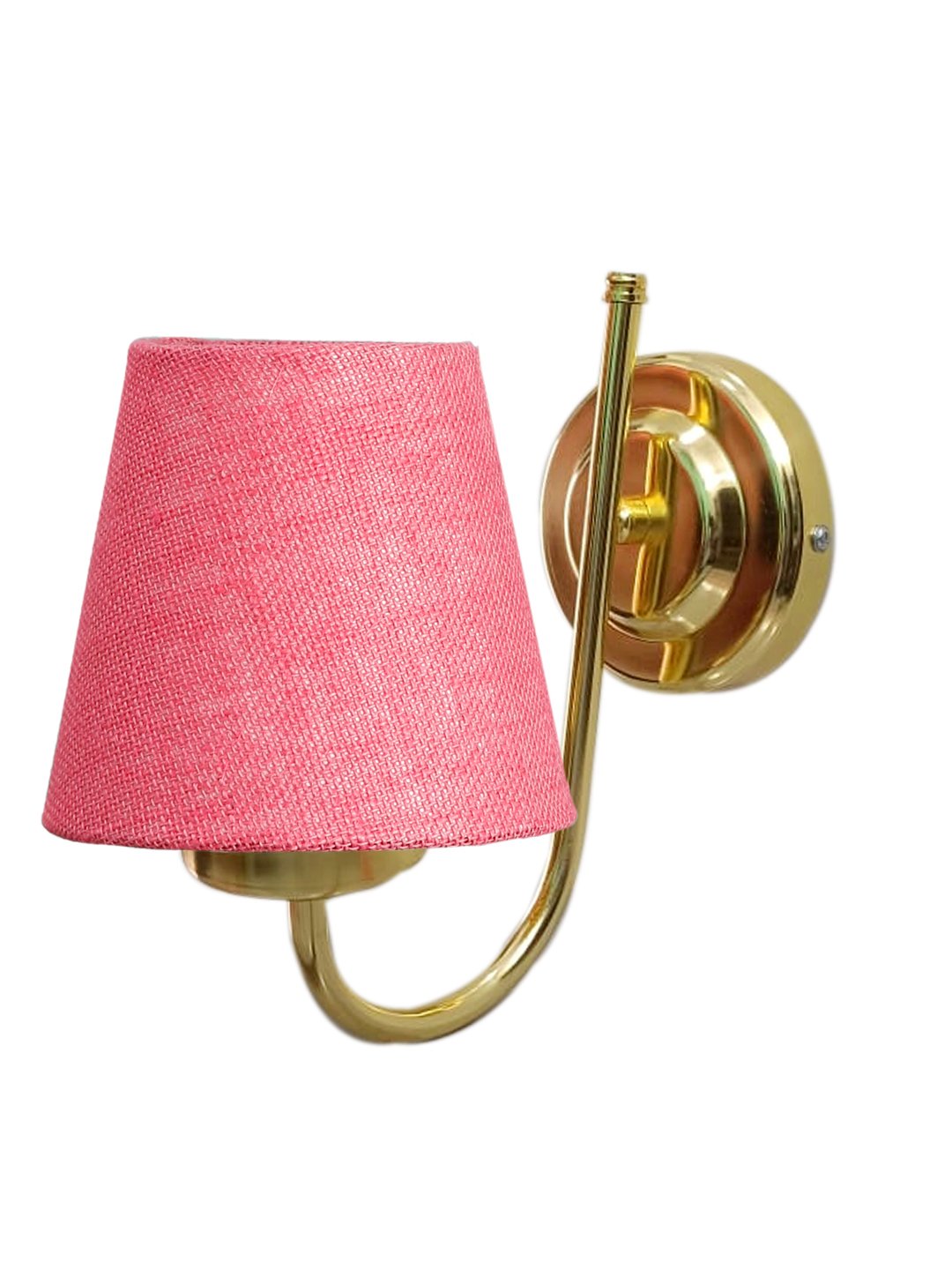 Ambika Home Pink Jute wall mounted Gold Lamp | Modern Decorative Wall Lamp for Living Room, Bedroom & Hallway - Image 8