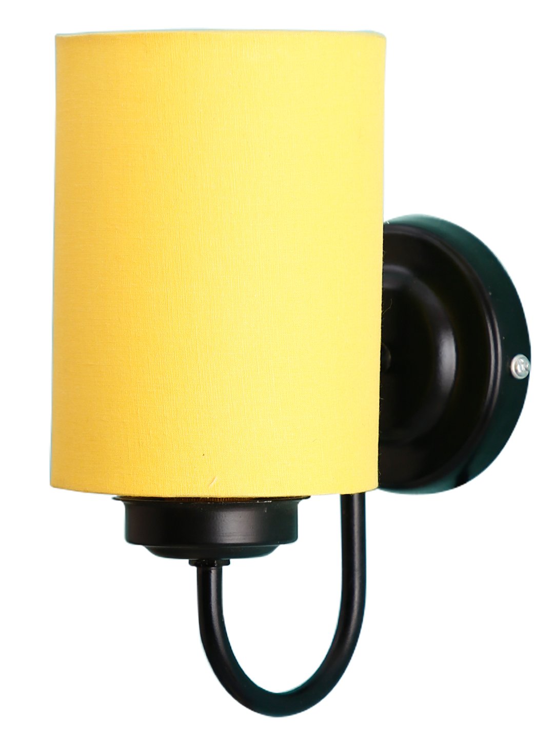 Ambika Home Yellow cotton Wall mounted Lamp Iron Base Decorative Wall Lamp for Living Room, Bedroom & Hallway - Image 5