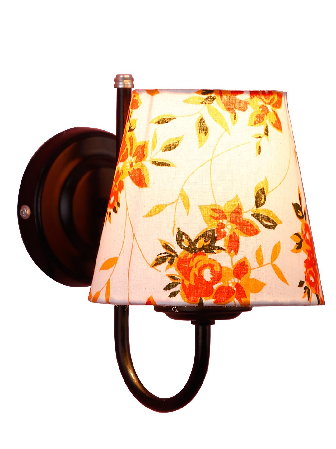 Ambika Home Multicolor cotton shade wall mounted lamp with iron base Decorative Wall Lamp for Living Room, Bedroom & Hallway - Image 3