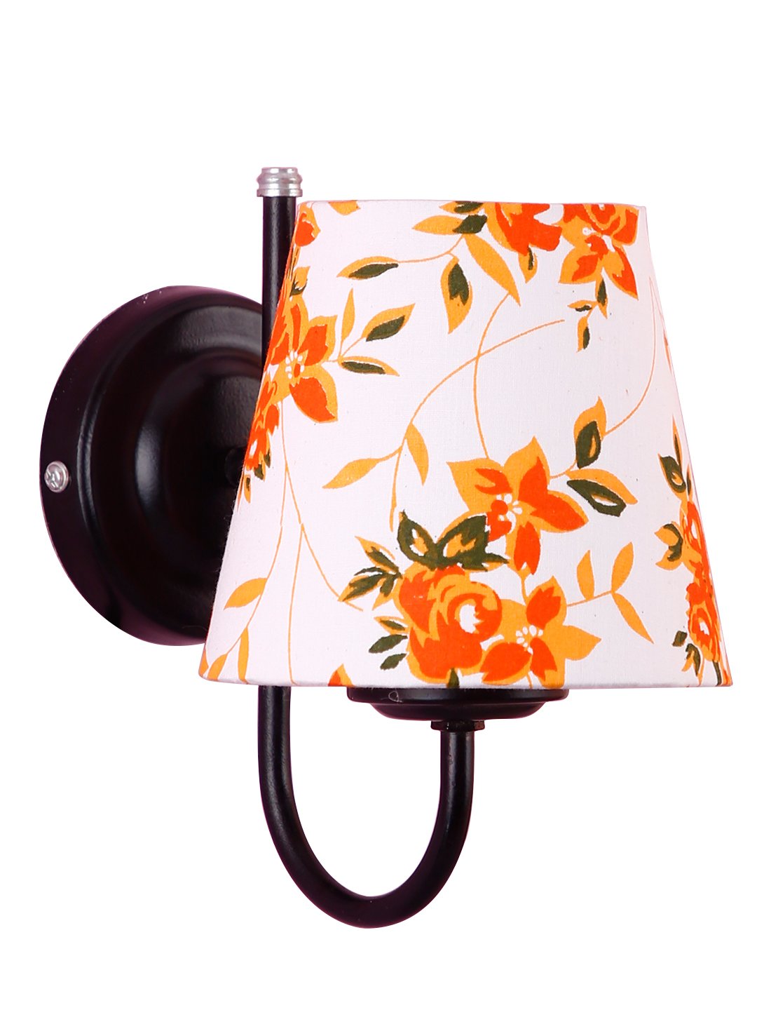 Ambika Home Multicolor cotton shade wall mounted lamp with iron base Decorative Wall Lamp for Living Room, Bedroom & Hallway - Image 4
