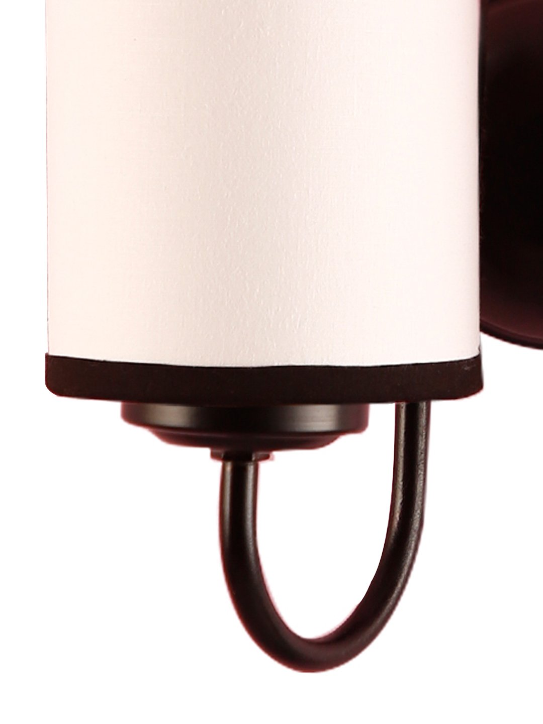 Ambika Home Dual White & Black cotton Wall mounted Lamp Iron Base Decorative Wall Lamp for Living Room, Bedroom & Hallway - Image 5