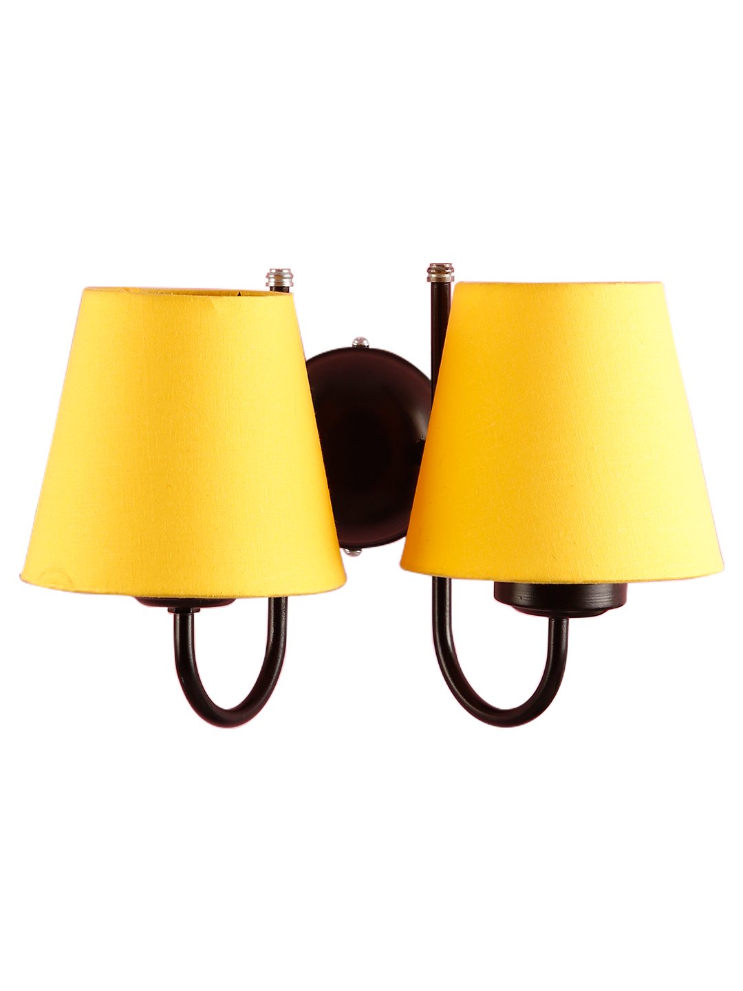 Ambika Home Dual Yellow cotton Wall mounted Lamp Iron Base Decorative Wall Lamp for Living Room, Bedroom & Hallway - Image 3