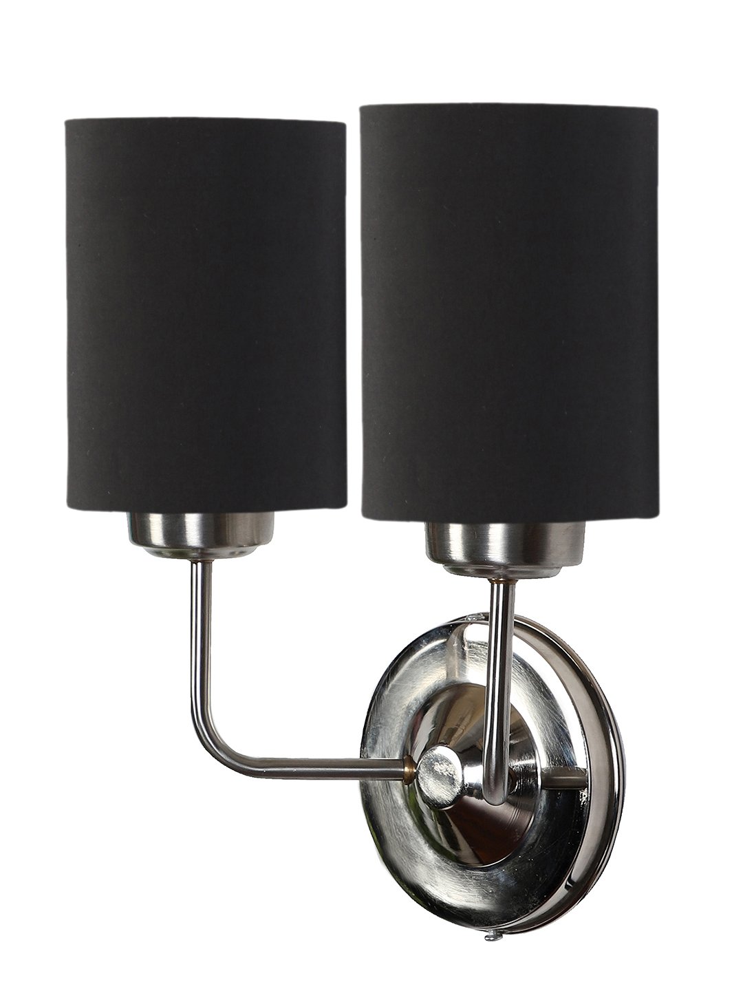 Ambika Home Dual Black cotton Wall mounted Lamp with Steel Base Decorative Wall Lamp for Living Room, Bedroom & Hallway - Image 7