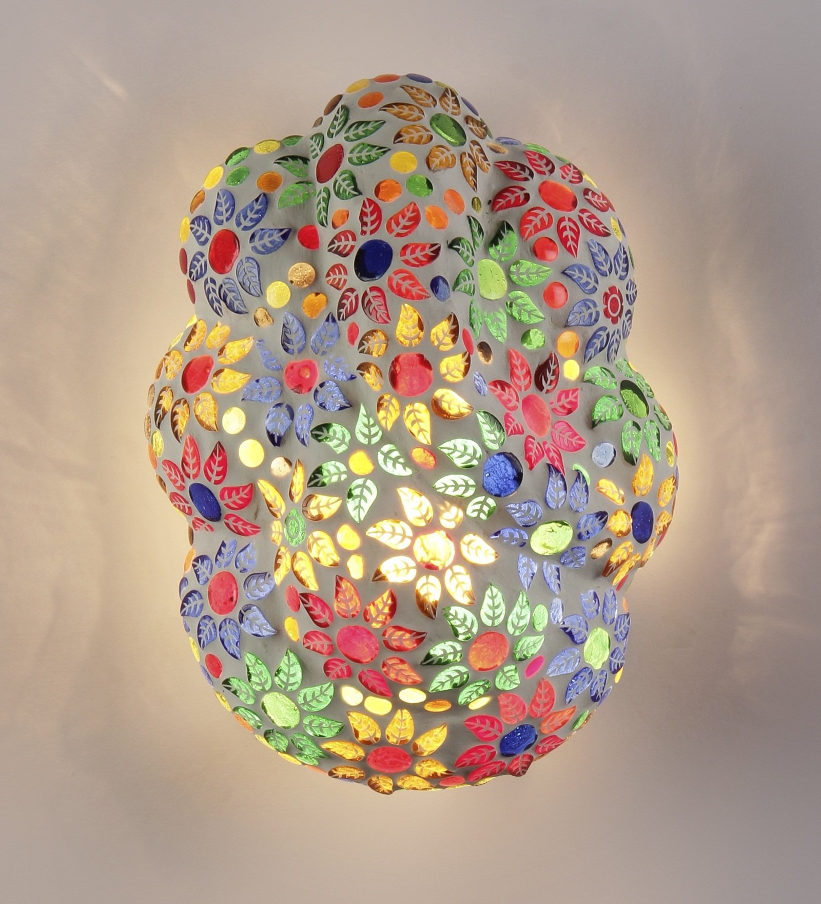 Ambika Home Ganesh Ji Multicolor Wall Lamp for Living Room, Home Entrance - Image 4