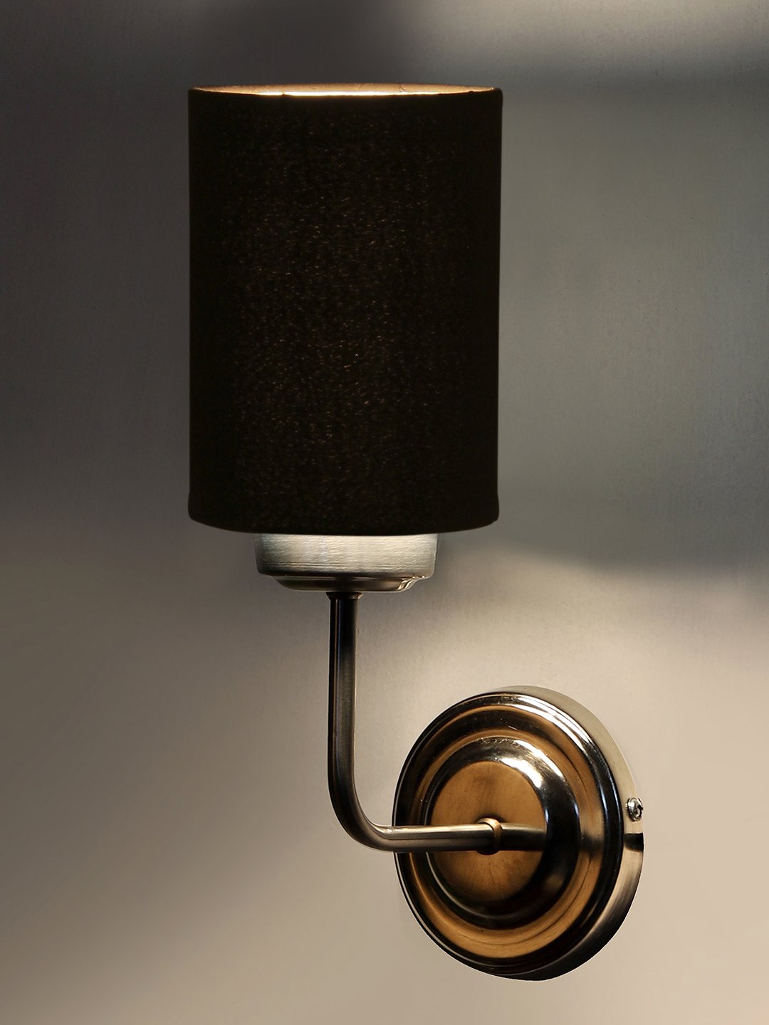Ambika Home Black cotton Wall mounted Lamp with Steel Base Decorative Wall Lamp for Living Room, Bedroom & Hallway - Image 7