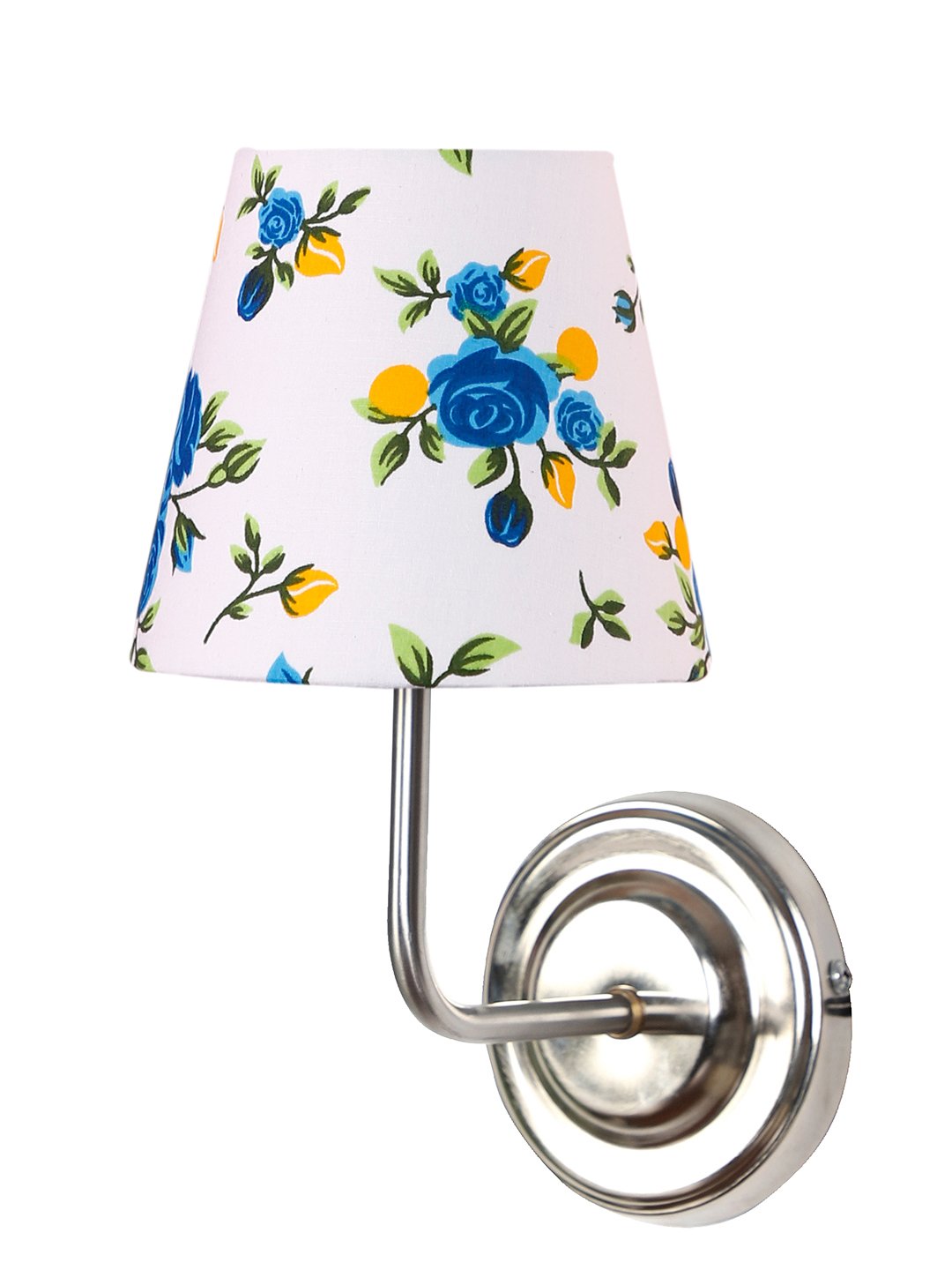Ambika Home Multicolor cotton shade wall mounted lamp with Steel Base Decorative Wall Lamp for Living Room, Bedroom & Hallway - Image 4