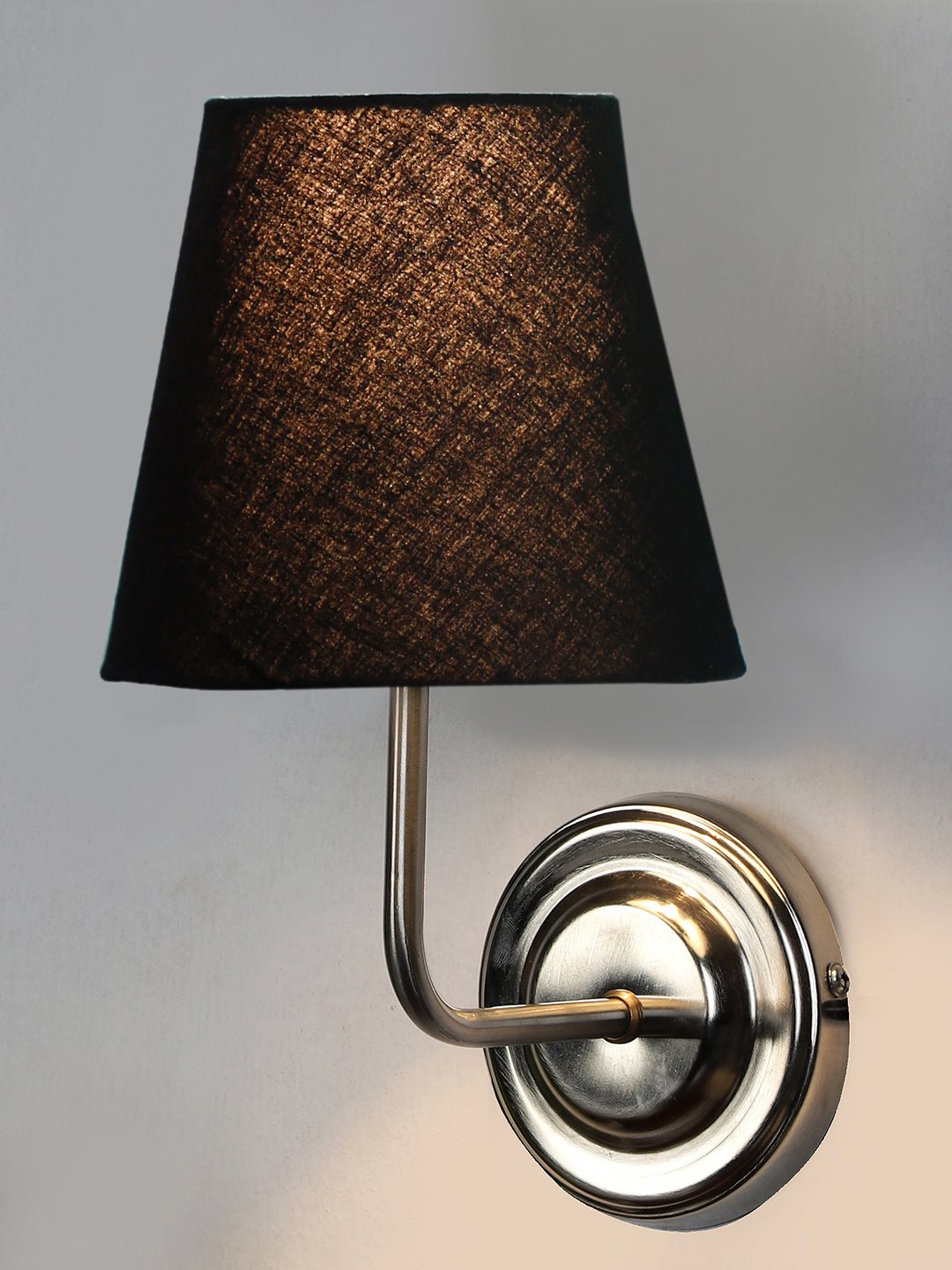 Ambika Home Black cotton Wall mounted Lamp with Steel Base Decorative Wall Lamp for Living Room, Bedroom & Hallway - Image 6