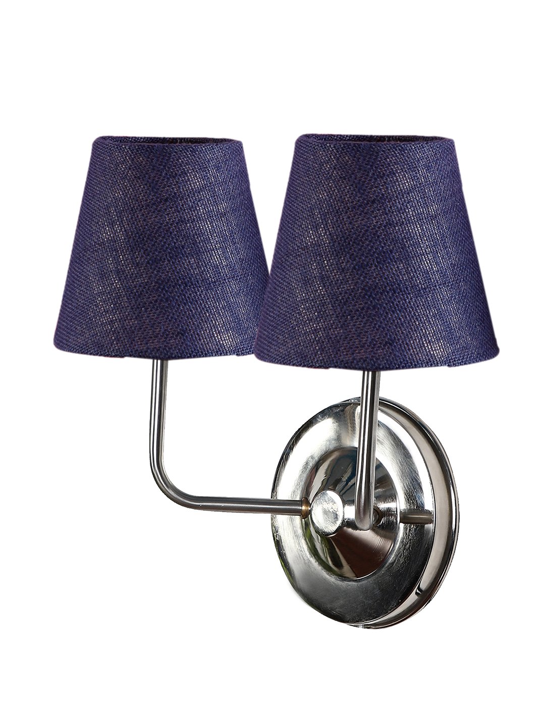 Ambika Home Dual Off White Cotton Wall Mounted Lamp with Steel Base Decorative Wall Lamp for Living Room, Bedroom & Hallway - Image 14