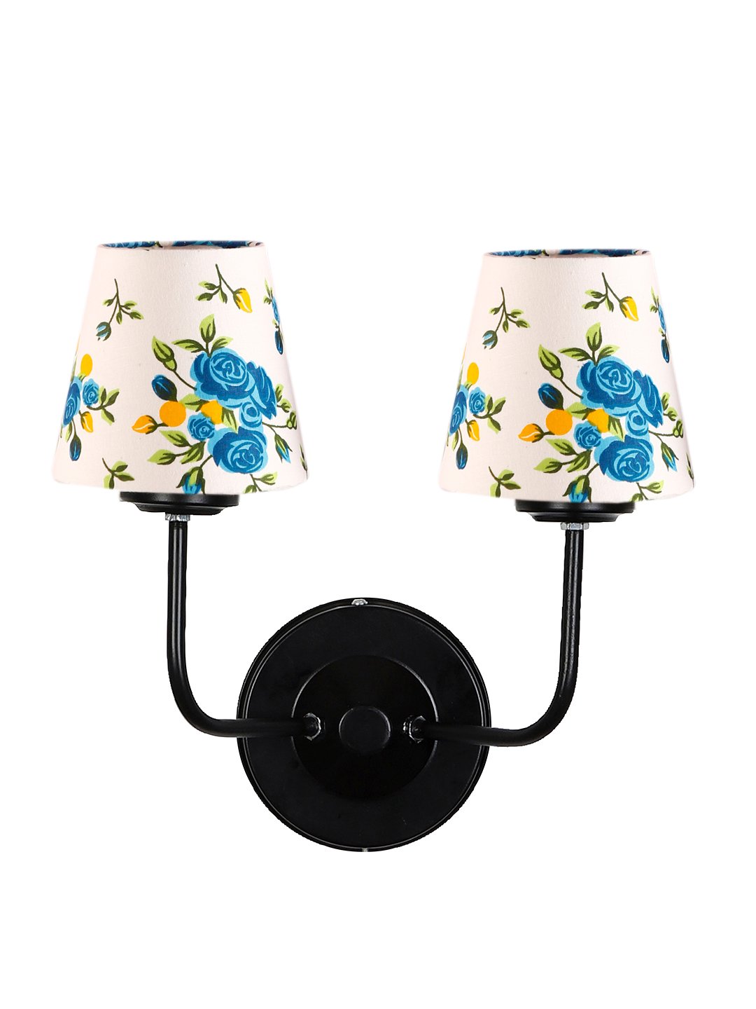 Ambika Home Dual Multicolor cotton shade wall mounted lamp with iron base Decorative Wall Lamp for Living Room, Bedroom & Hallway - Image 8