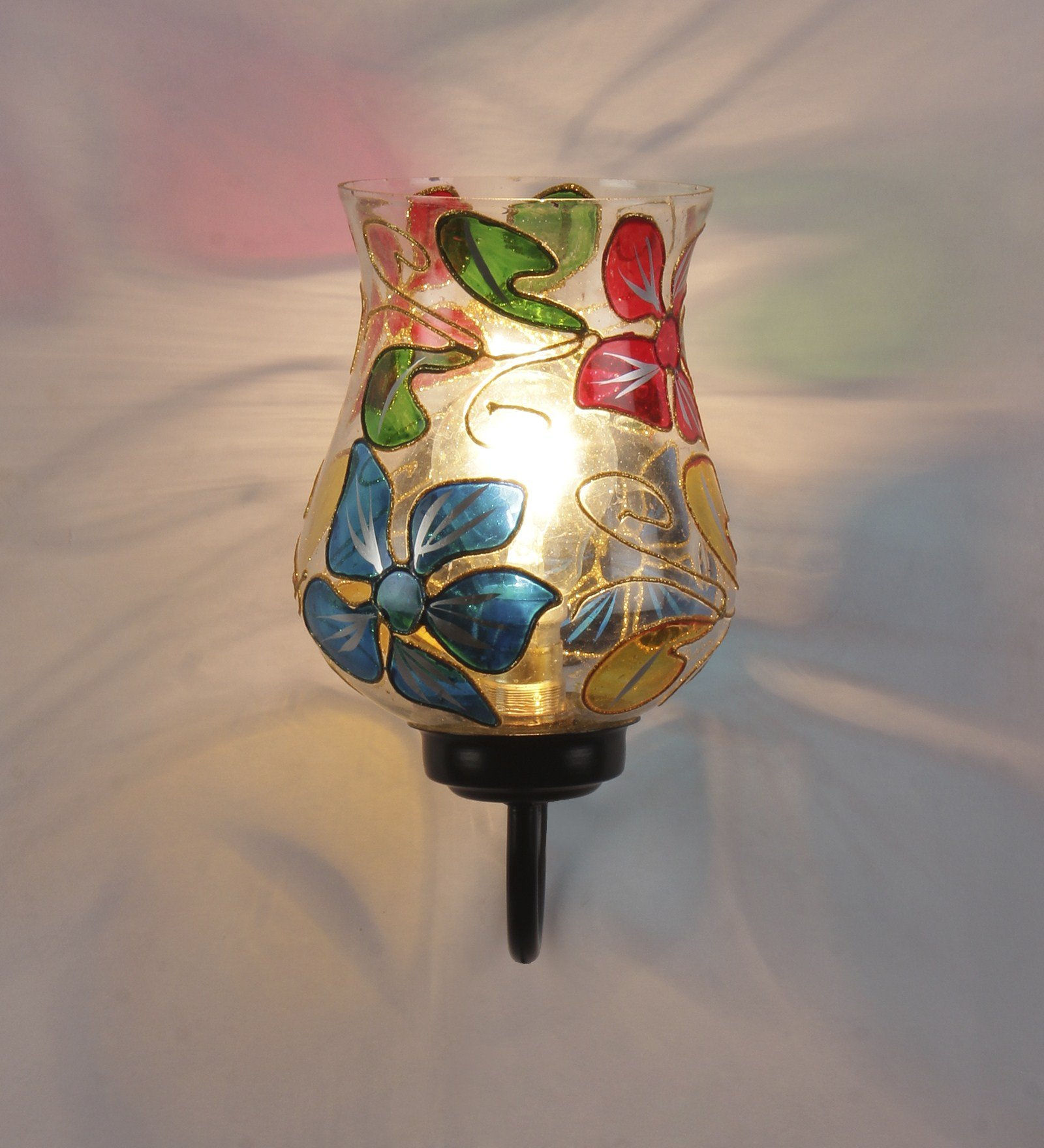 Ambika Home Single Wall Mounted Lamp with Mosaic Glass Decorative Wall Lamp for Living Room, Bedroom & Hallway - Image 4