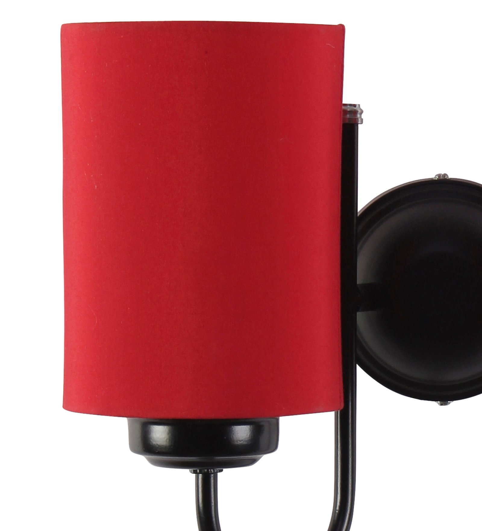 Ambika Home Dual Red cotton Wall mounted Lamp Iron Base Decorative Wall Lamp for Living Room, Bedroom & Hallway - Image 7