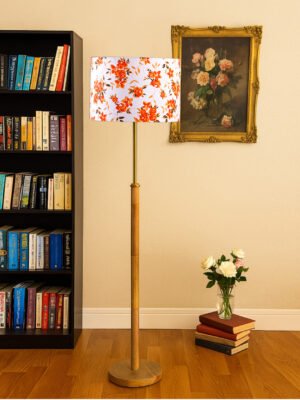 Ambika Home Multi  Shade Premium Floor Lamp for Living Room, Bedroom & Hallway | Decorative Standing Light | E27 Holder Included Bulb
