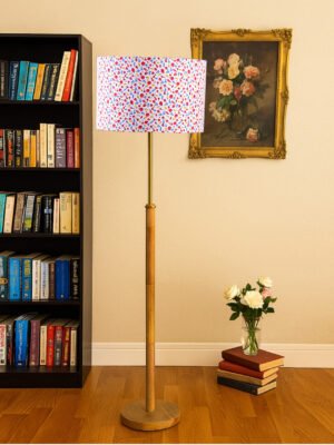 Ambika Home Multi  Shade Premium Floor Lamp for Living Room, Bedroom & Hallway | Decorative Standing Light | E27 Holder Included Bulb