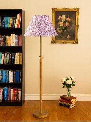Ambika Home Multi  Shade Premium Floor Lamp for Living Room, Bedroom & Hallway | Decorative Standing Light | E27 Holder Included Bulb