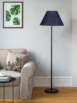 Ambika Home Premium Blue  Floor Light for Hotel, Lounge & Guest Room Decor | E27 Holder Included Bulb