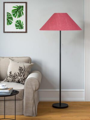Ambika Home Designer Pink  Floor Lamp for Apartment & Bedroom Interiors | E27 Holder Included Bulb