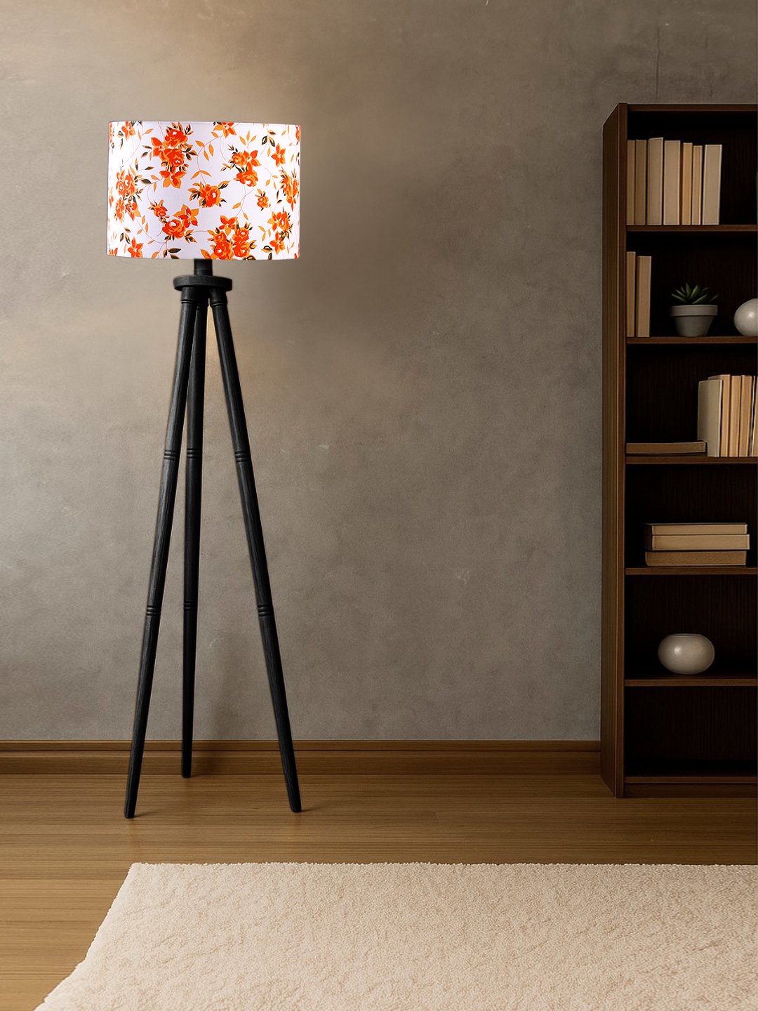 Ambika Home Luxury Multi Shade Floor Lamp for Contemporary Home Decor | E27 Holder Included Bulb
