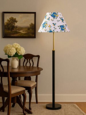 Ambika Home Multi  Shade Premium Floor Lamp for Living Room, Bedroom & Hallway | Decorative Standing Light | E27 Holder Included Bulb