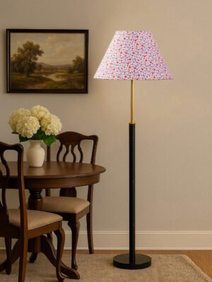 Ambika Home Multi  Shade Premium Floor Lamp for Living Room, Bedroom & Hallway | Decorative Standing Light | E27 Holder Included Bulb