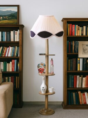 Ambika Home Multi  Shade Premium Floor Lamp for Living Room, Bedroom & Hallway | Decorative Standing Light | E27 Holder Included Bulb