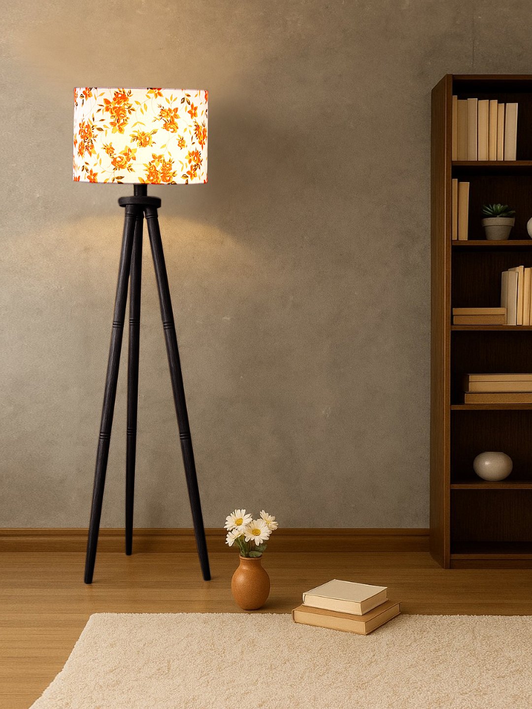 Ambika Home Luxury Multi Shade Floor Lamp for Contemporary Home Decor | E27 Holder Included Bulb - Image 2