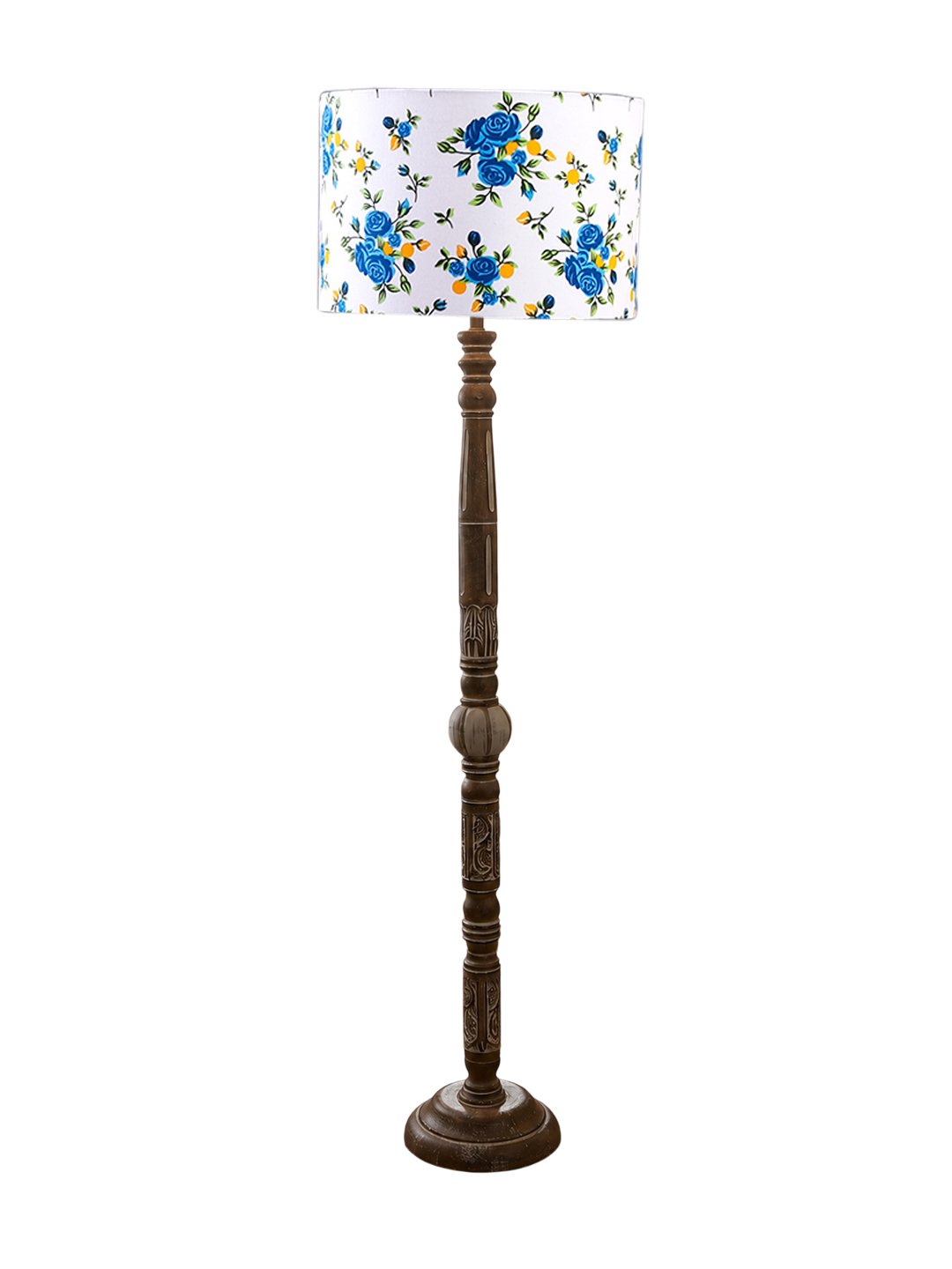 Ambika Home Grand Horizon White Brushed Floor Lamp | Premium Living Room, Bedroom & Hallway Lighting | E27 Holder & Bulb Included - Image 4