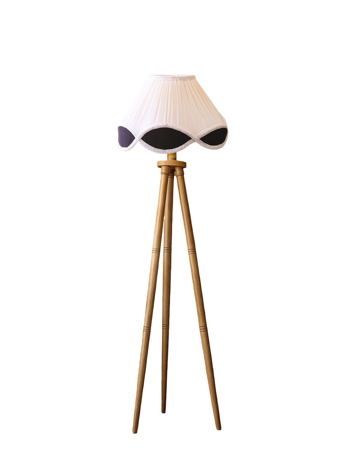 Ambika Home Modern Multi Natural Tripod Standing Lamp for Bedroom, Lounge & Reading Corner | E27 Holder Included Bulb - Image 4