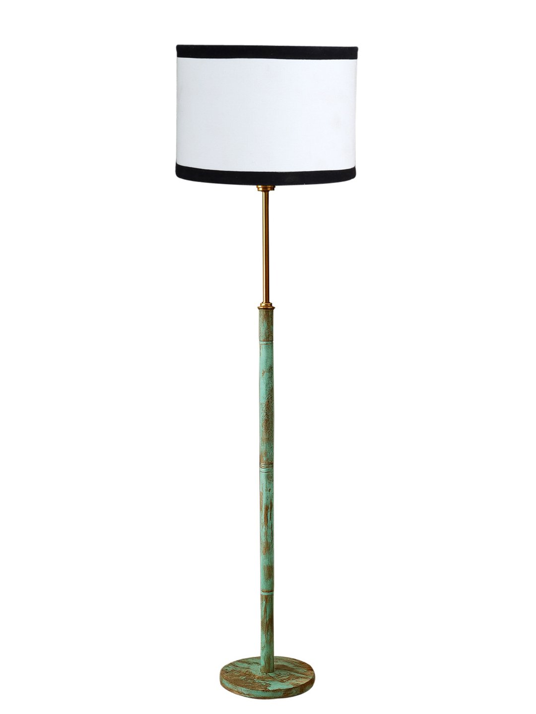 Ambika Home White Shade Premium Floor Lamp for Living Room, Bedroom & Hallway | Decorative Standing Light | E27 Holder Included Bulb - Image 4