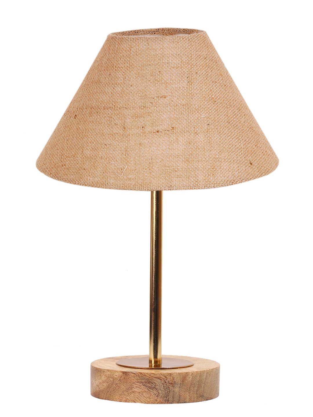 Premium Off-white Cotton Shade Floor Lamp with Wooden Shelf Stand for Living Room, Bedroom & Reading Corner | Modern Decorative Standing Lamp | Solid Wood Base | Elegant Home Lighting - Image 4