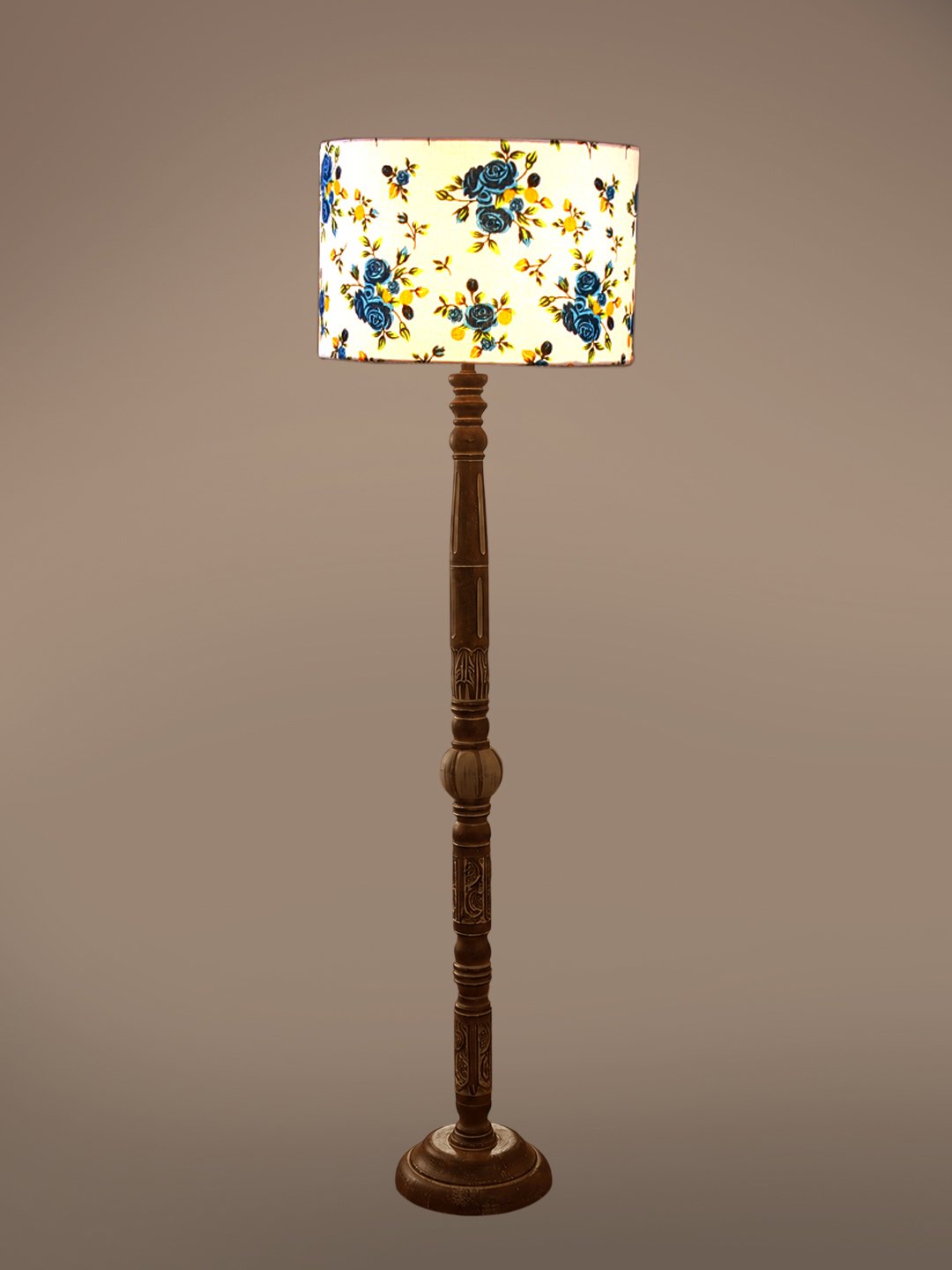 Ambika Home Grand Horizon White Brushed Floor Lamp | Premium Living Room, Bedroom & Hallway Lighting | E27 Holder & Bulb Included - Image 6
