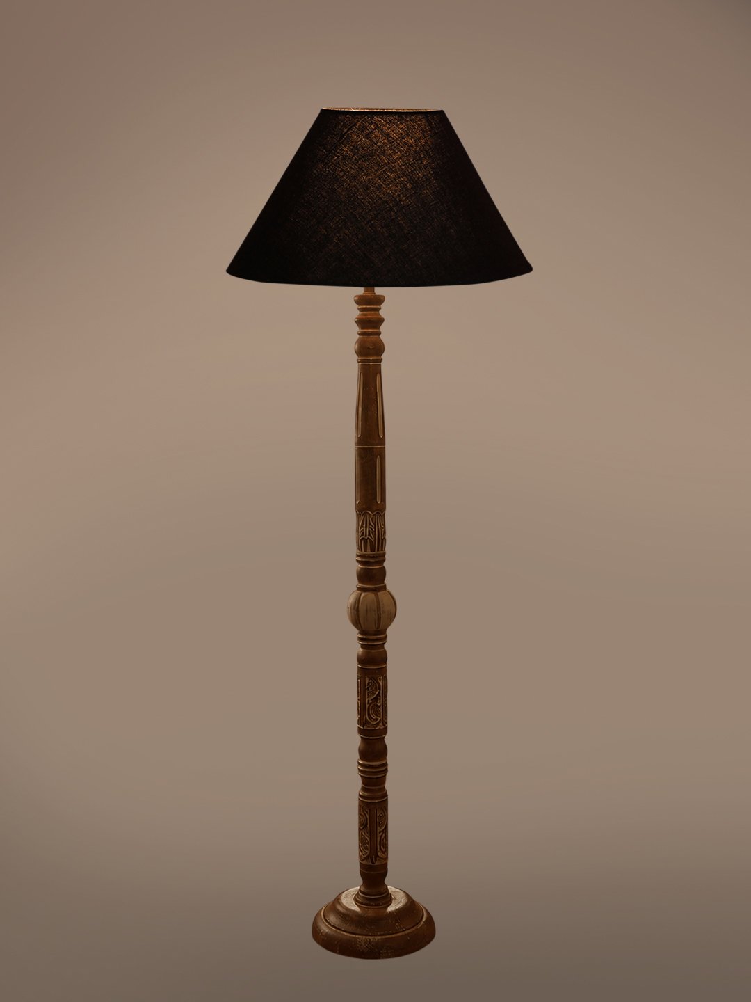 Ambika Home Prestige Home White Brushed Floor Lamp | Premium Living Room, Bedroom & Hallway Lighting | E27 Holder & Bulb Included - Image 6