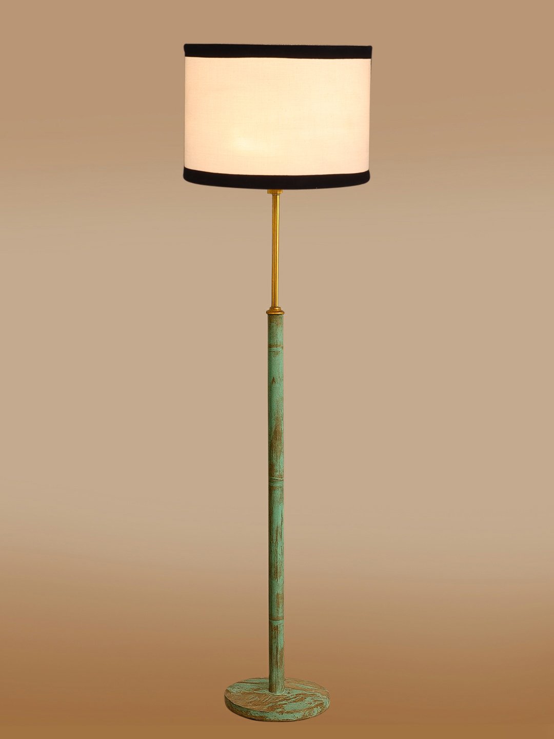 Ambika Home White Shade Premium Floor Lamp for Living Room, Bedroom & Hallway | Decorative Standing Light | E27 Holder Included Bulb - Image 6