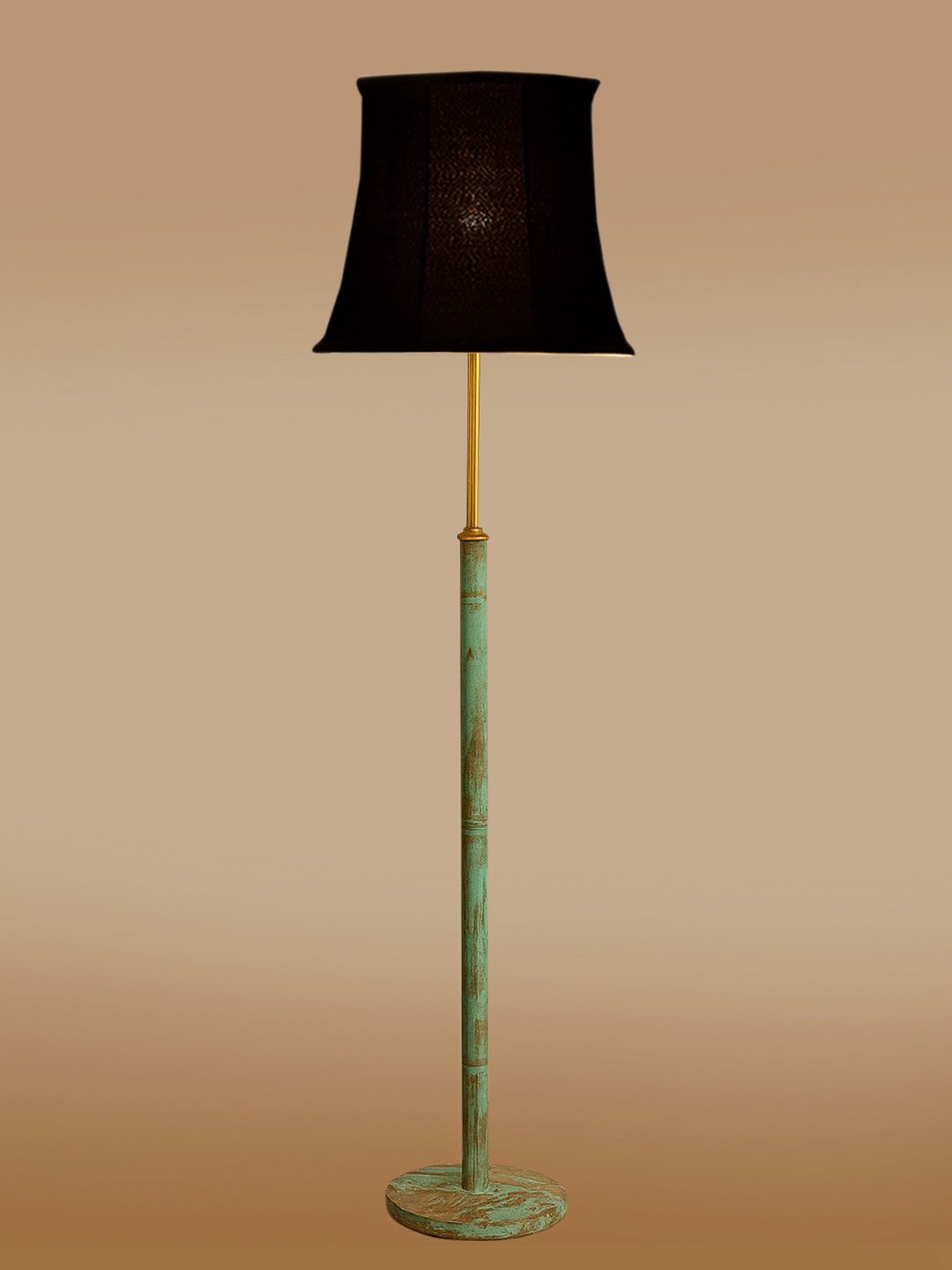 Ambika Home Black Shade Premium Floor Lamp for Living Room, Bedroom & Hallway | Decorative Standing Light | E27 Holder Included Bulb - Image 6