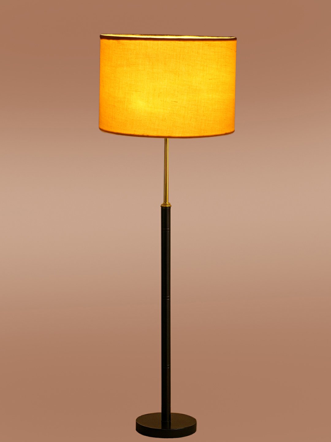 Ambika Home Yellow Shade Premium Floor Lamp for Living Room, Bedroom & Hallway | Decorative Standing Light | E27 Holder Included Bulb - Image 6