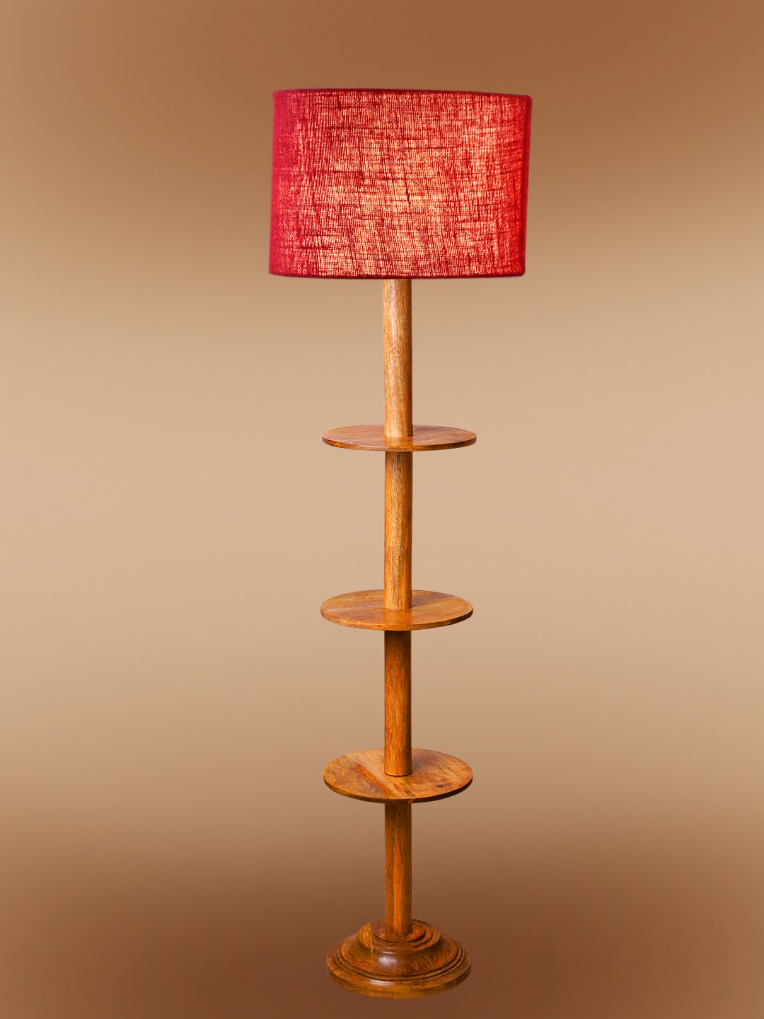 Ambika Home Multi Shade Premium Floor Lamp for Living Room, Bedroom & Hallway | Decorative Standing Light | E27 Holder Included Bulb - Image 6