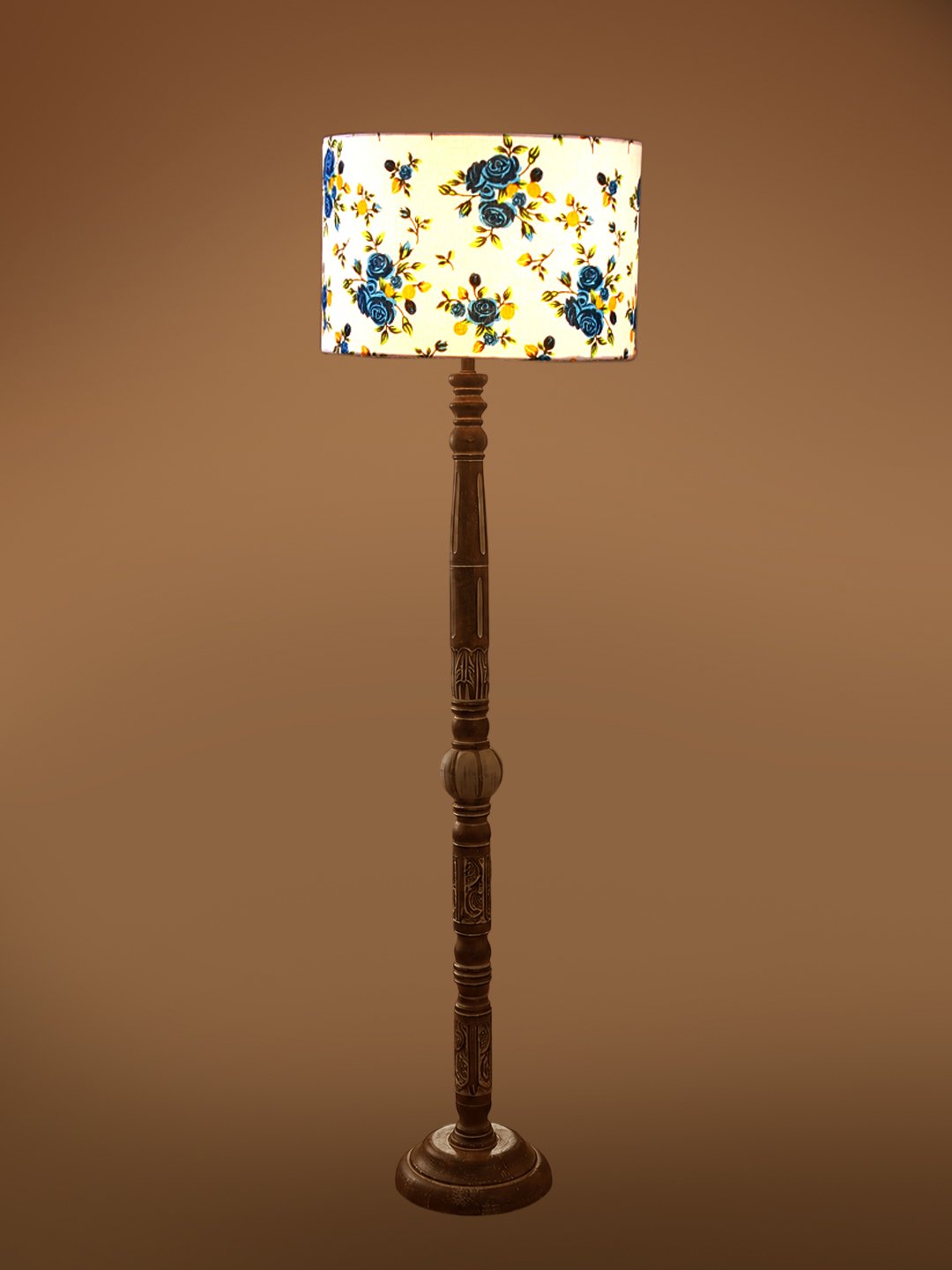 Ambika Home Grand Horizon White Brushed Floor Lamp | Premium Living Room, Bedroom & Hallway Lighting | E27 Holder & Bulb Included - Image 7