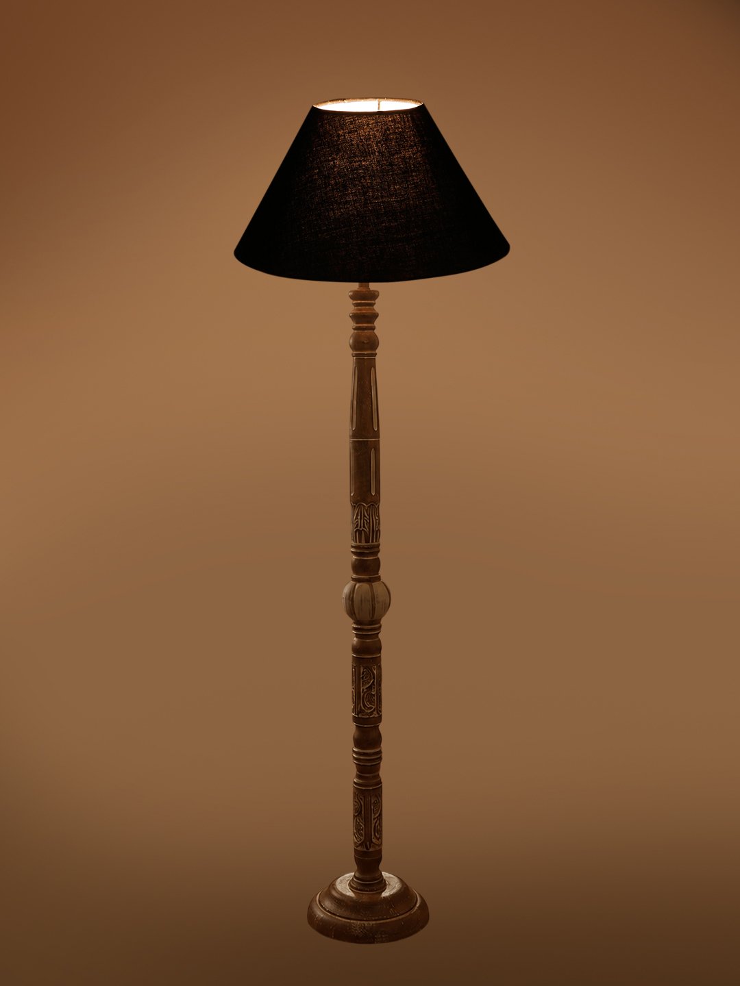 Ambika Home Prestige Home White Brushed Floor Lamp | Premium Living Room, Bedroom & Hallway Lighting | E27 Holder & Bulb Included - Image 7