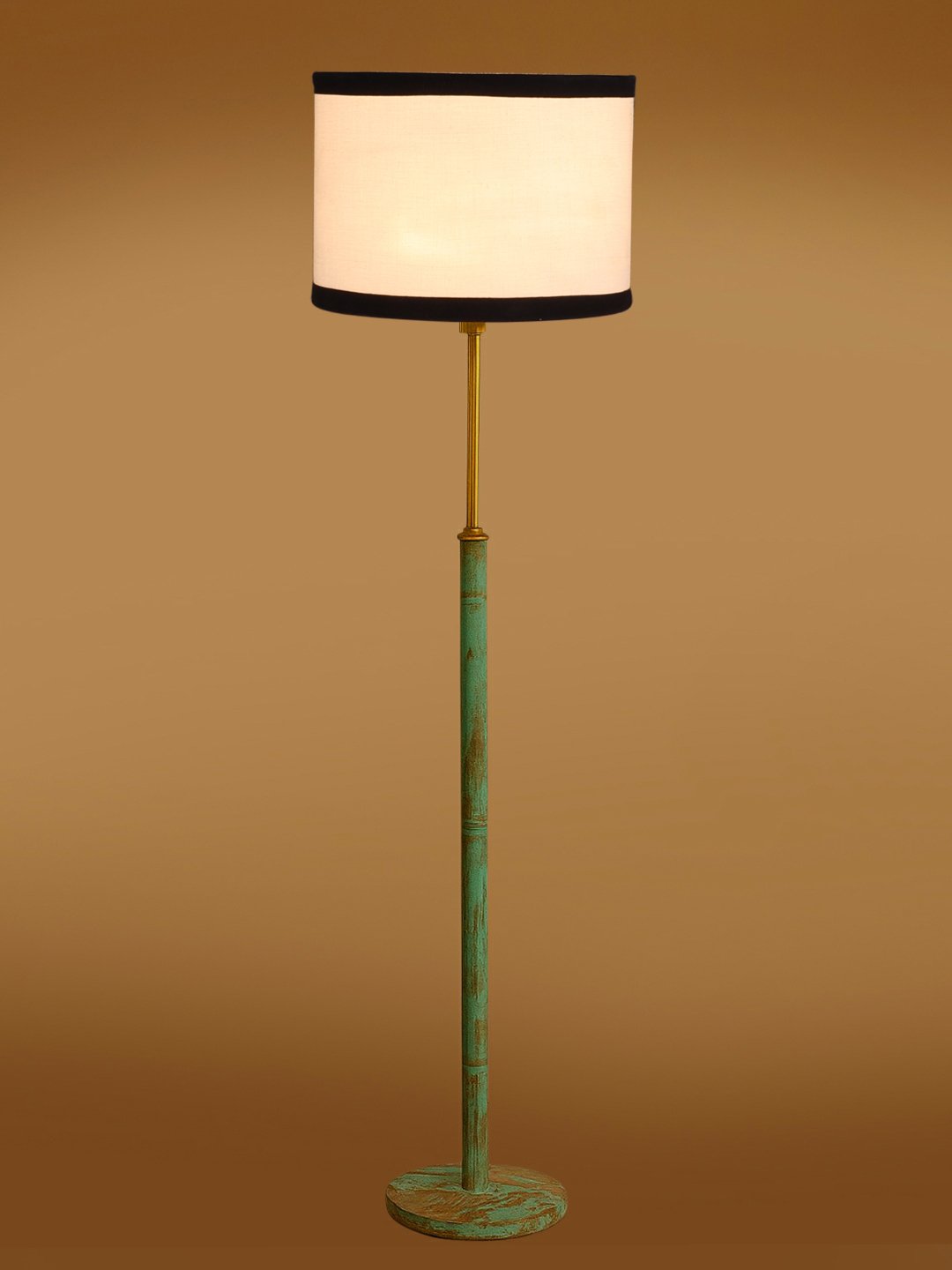 Ambika Home White Shade Premium Floor Lamp for Living Room, Bedroom & Hallway | Decorative Standing Light | E27 Holder Included Bulb - Image 7