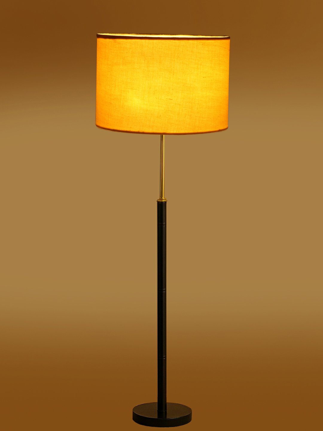 Ambika Home Yellow Shade Premium Floor Lamp for Living Room, Bedroom & Hallway | Decorative Standing Light | E27 Holder Included Bulb - Image 7