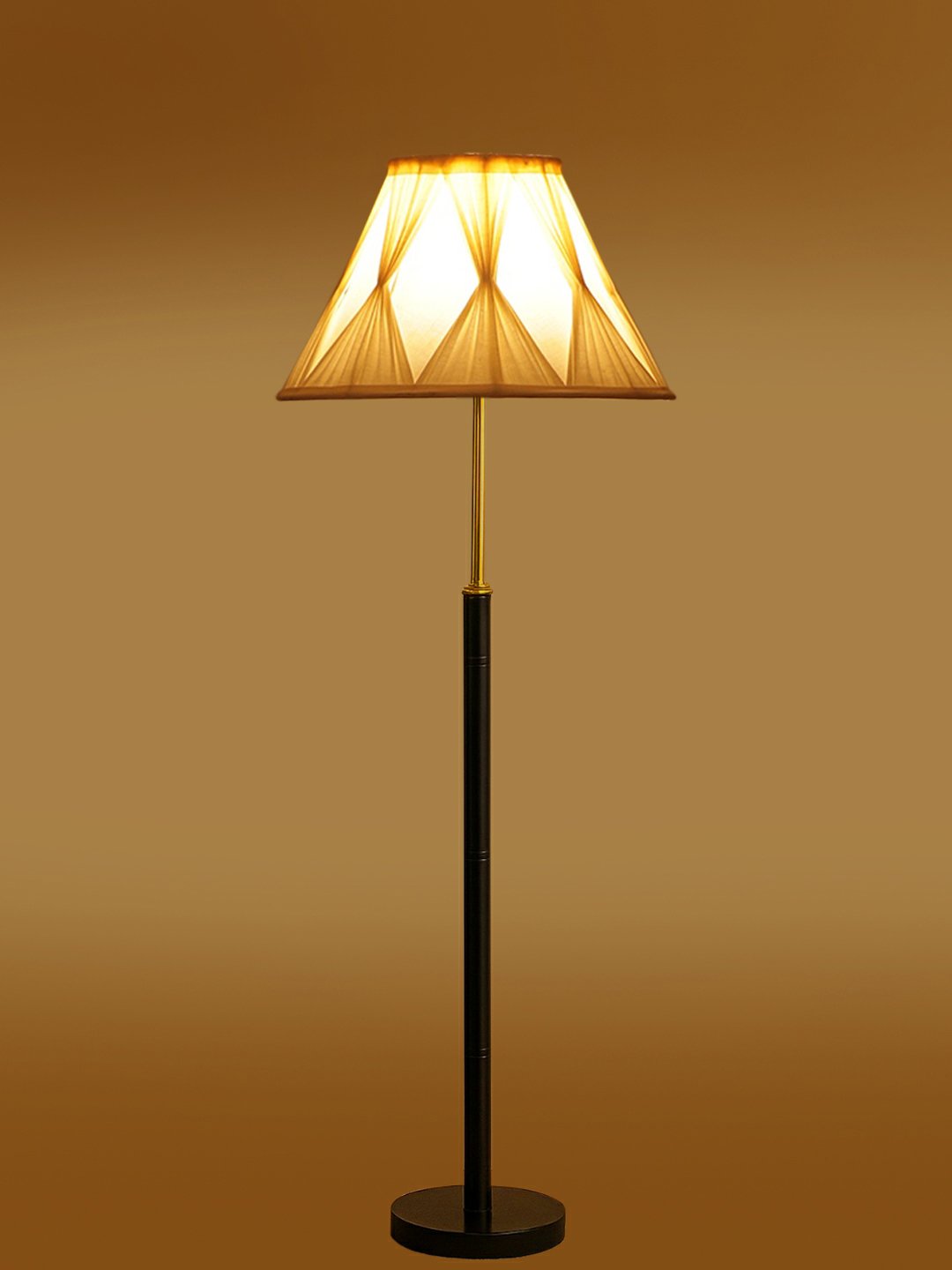 Ambika Home Off-white Shade Premium Floor Lamp for Living Room, Bedroom & Hallway | Decorative Standing Light | E27 Holder Included Bulb - Image 7