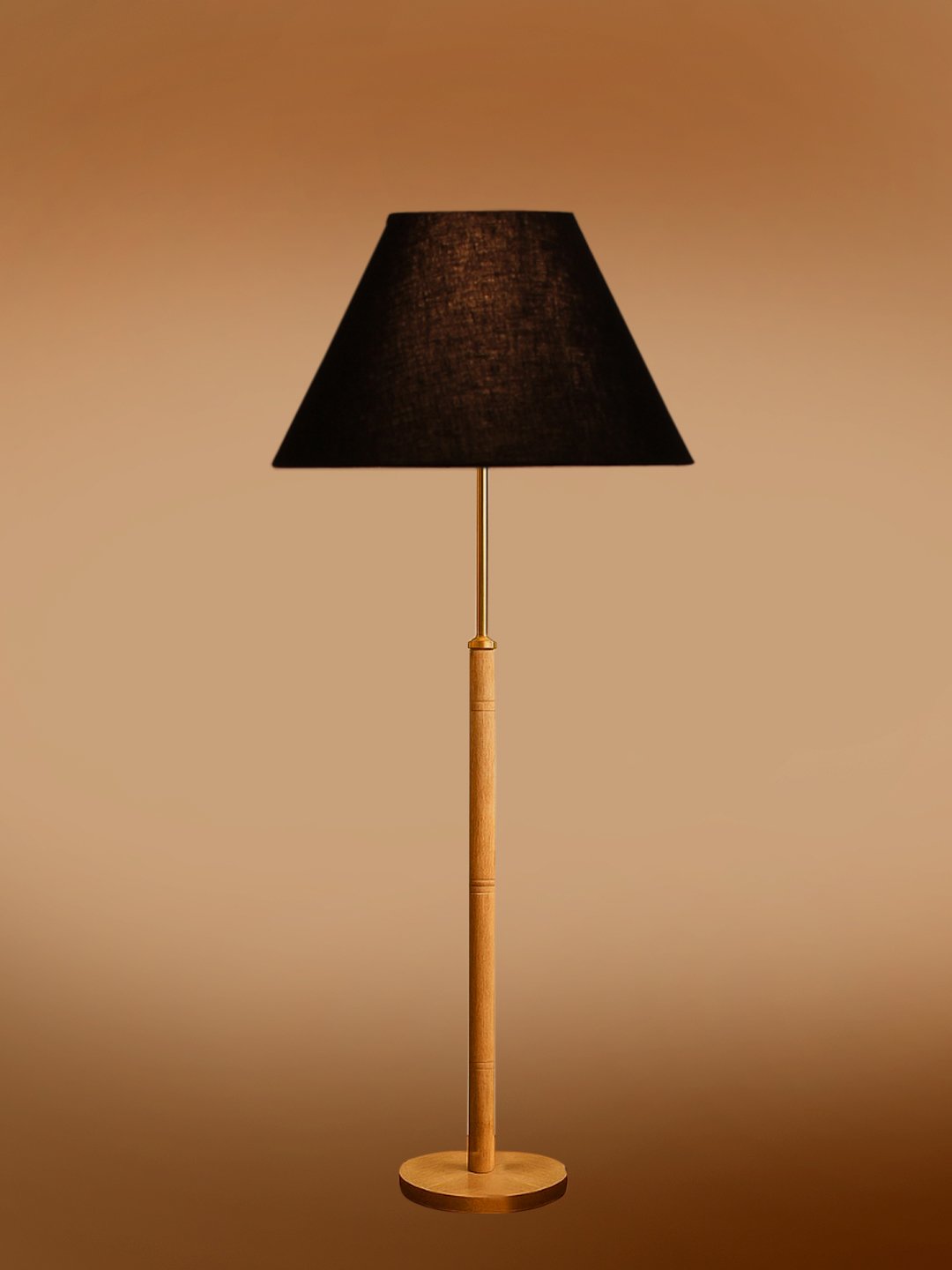 Ambika Home Black Shade Premium Floor Lamp for Living Room, Bedroom & Hallway | Decorative Standing Light | E27 Holder Included Bulb - Image 7