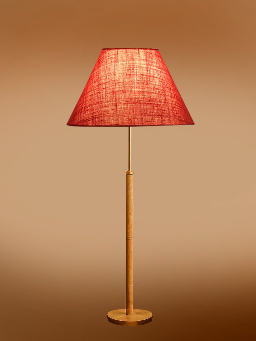 Ambika Home Pink Shade Premium Floor Lamp for Living Room, Bedroom & Hallway | Decorative Standing Light | E27 Holder Included Bulb - Image 7