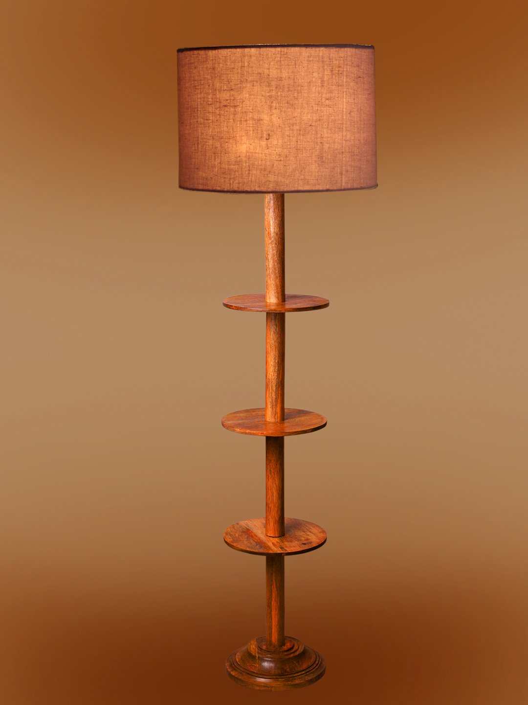 Ambika Home Grey Shade Premium Floor Lamp for Living Room, Bedroom & Hallway | Decorative Standing Light | E27 Holder Included Bulb - Image 7