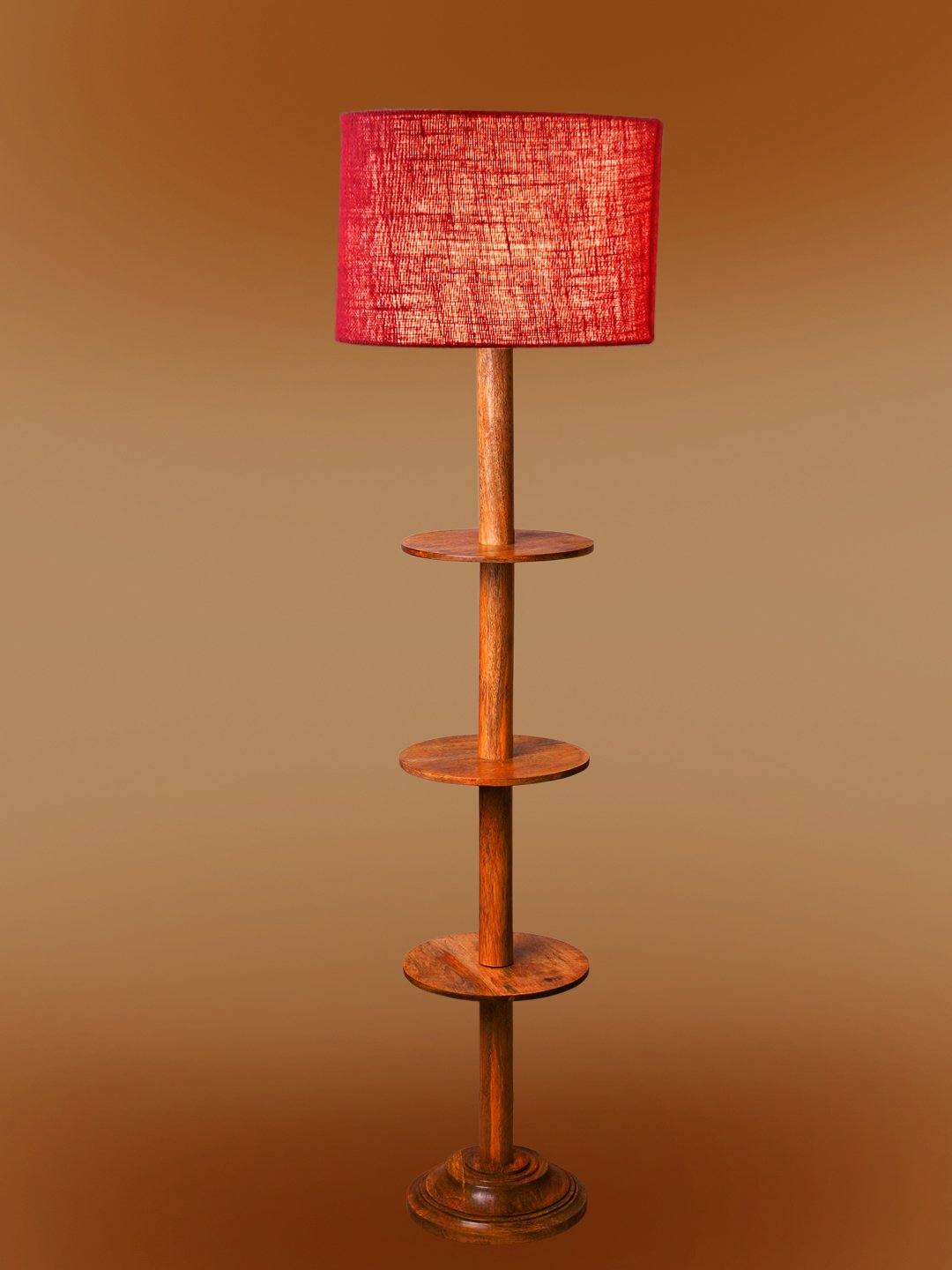 Ambika Home Multi Shade Premium Floor Lamp for Living Room, Bedroom & Hallway | Decorative Standing Light | E27 Holder Included Bulb - Image 7