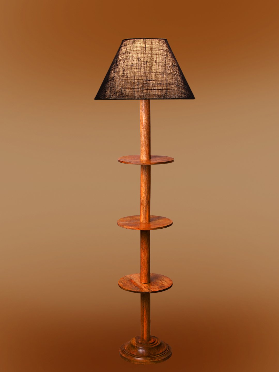 Ambika Home Blue Shade Premium Floor Lamp for Living Room, Bedroom & Hallway | Decorative Standing Light | E27 Holder Included Bulb - Image 7