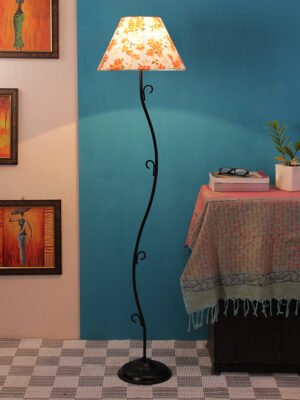 Ambika Home Prestige Series 156 â€“ Multi  Premium Powder Coated Iron Floor Lamp for Luxury Living Rooms | E27 Holder Included Bulb